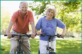 Activité physique modérée pour restaurer le pouvoir en 60 ans